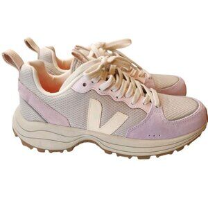 VEJA Venturi Alveomesh Suede Sneaker Natural Cashew Lilac Purple Women's Size 9